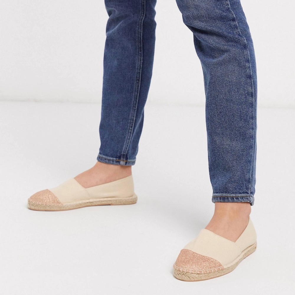 London Repel toe cap espadrilles
